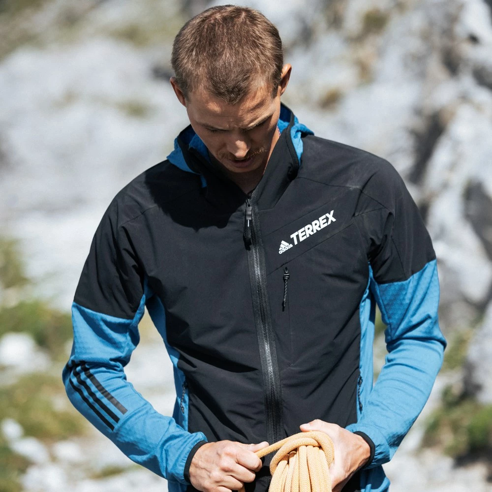 adidas Techrock Flooce Hooded Wind Jacket - Men's - Image 11