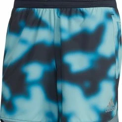 adidas Run Icons Logo Graphic AOP Shorts - Men's