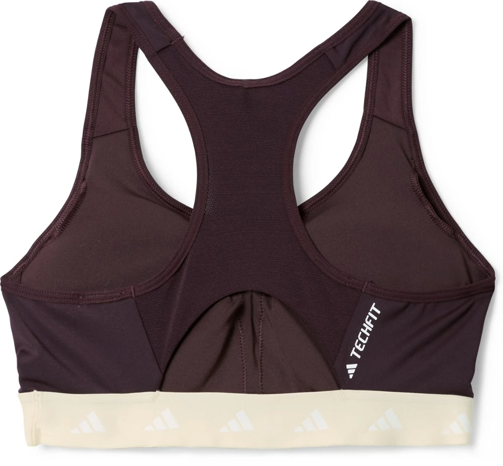 adidas PowerReact Training Medium-Support Sports Bra - A-C Cup - Image 5