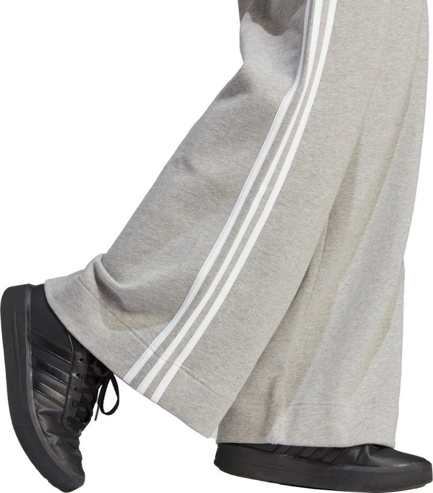 adidas 3 Stripe Wide Leg Pants - Women's - Image 5