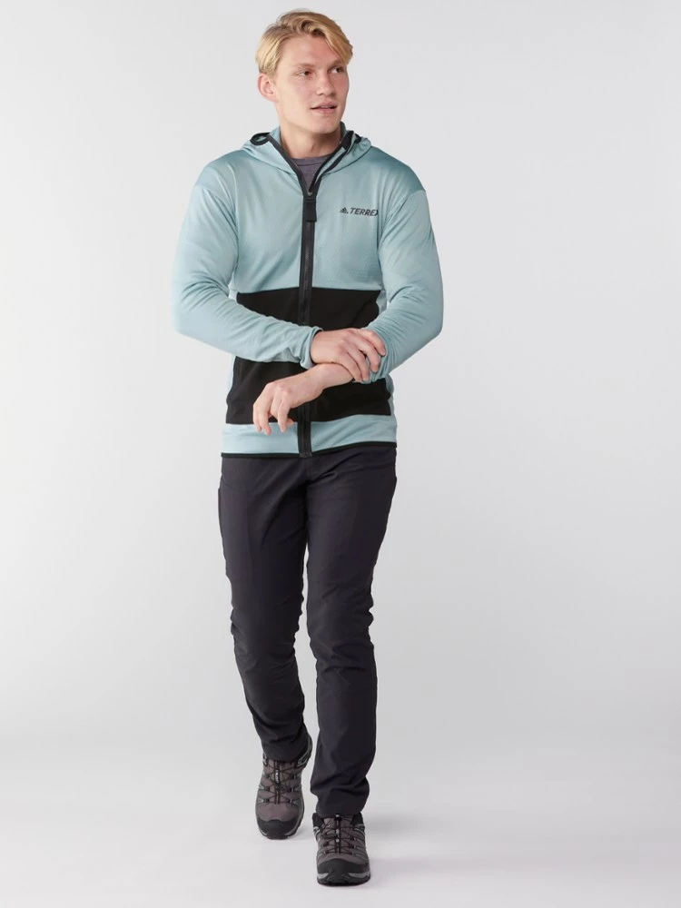 adidas Terrex Tech Flooce Light Hooded Hiking Jacket - Men's - Image 4