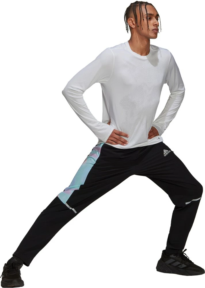 adidas Own The Run Colorblock Pants - Men's - Image 2