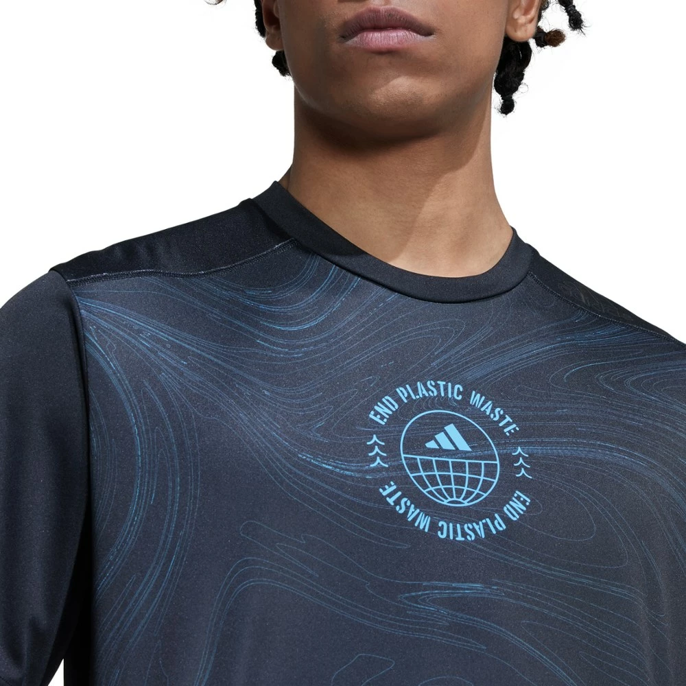adidas Designed For Running For The Oceans T-Shirt - Men's - Image 5