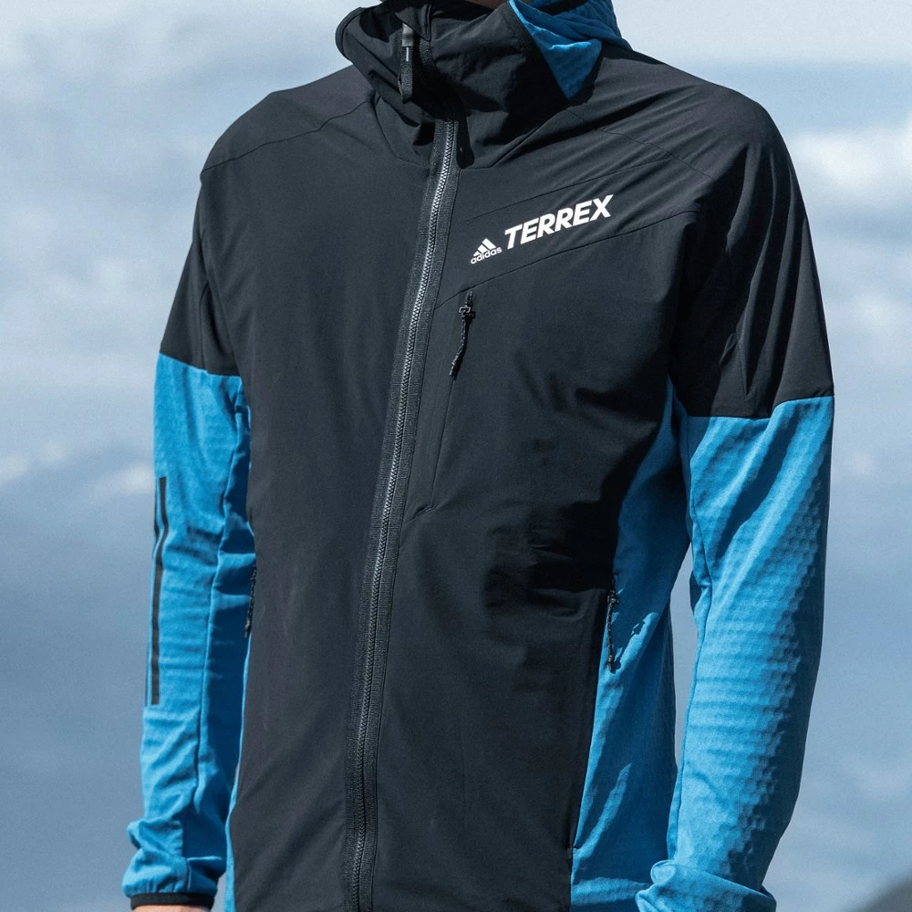 adidas Techrock Flooce Hooded Wind Jacket - Men's - Image 8