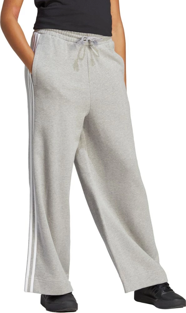 adidas 3 Stripe Wide Leg Pants - Women's - Image 2