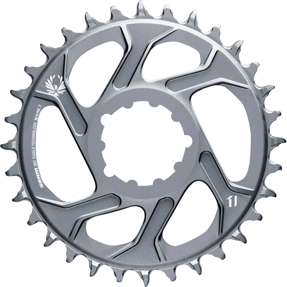 SRAM X-SYNC 2 Eagle Direct-Mount Chainring - Polar Grey