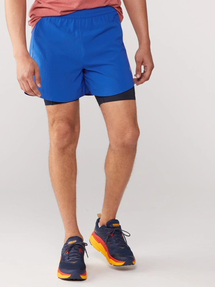 adidas Designed 4 Running 2-in-1 Shorts - Men's - Image 2